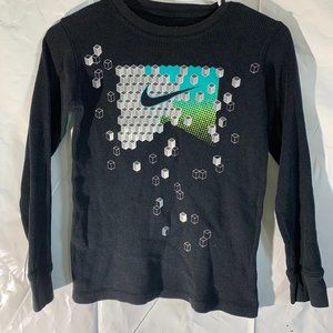 Nike Waffle Knit Long Sleeve Crew Neck Shirt